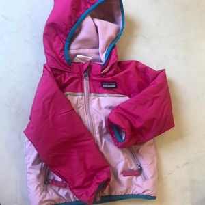 Patagonia toddler reversible jacket with hood